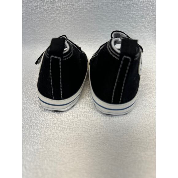 Baby Baby Black High-top hook and loop Sneakers Boys sz 2 - Picture 3 of 6